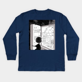 Midnight Snack Kids Long Sleeve T-Shirt